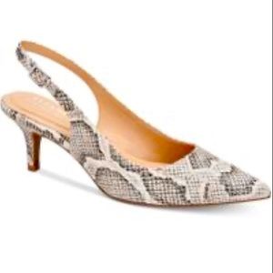 ALFANI Leopard Print Slingback Pump SZ: 7.5M